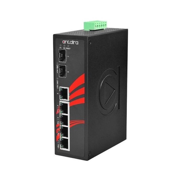 7-Port Industrial PoE+ Unmanaged Ethernet Switch